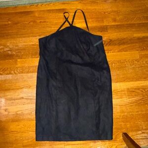 Lane Bryant Black Strapless Dress